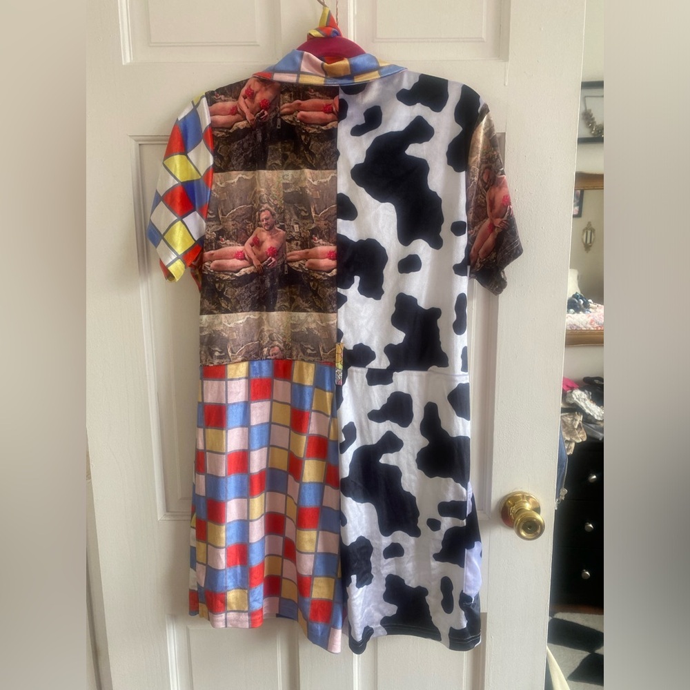 NWOT FBC OOK Scrap Velvet Romper - Picture 3 of 3